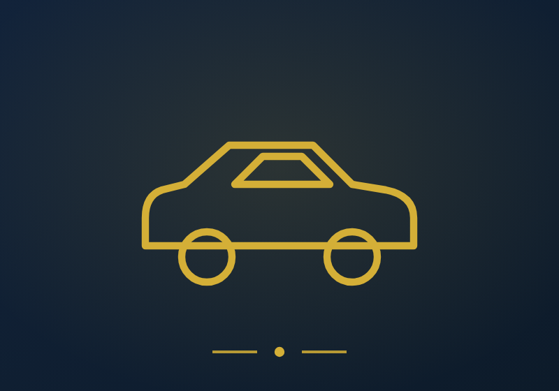 Automotive — gold line illustration